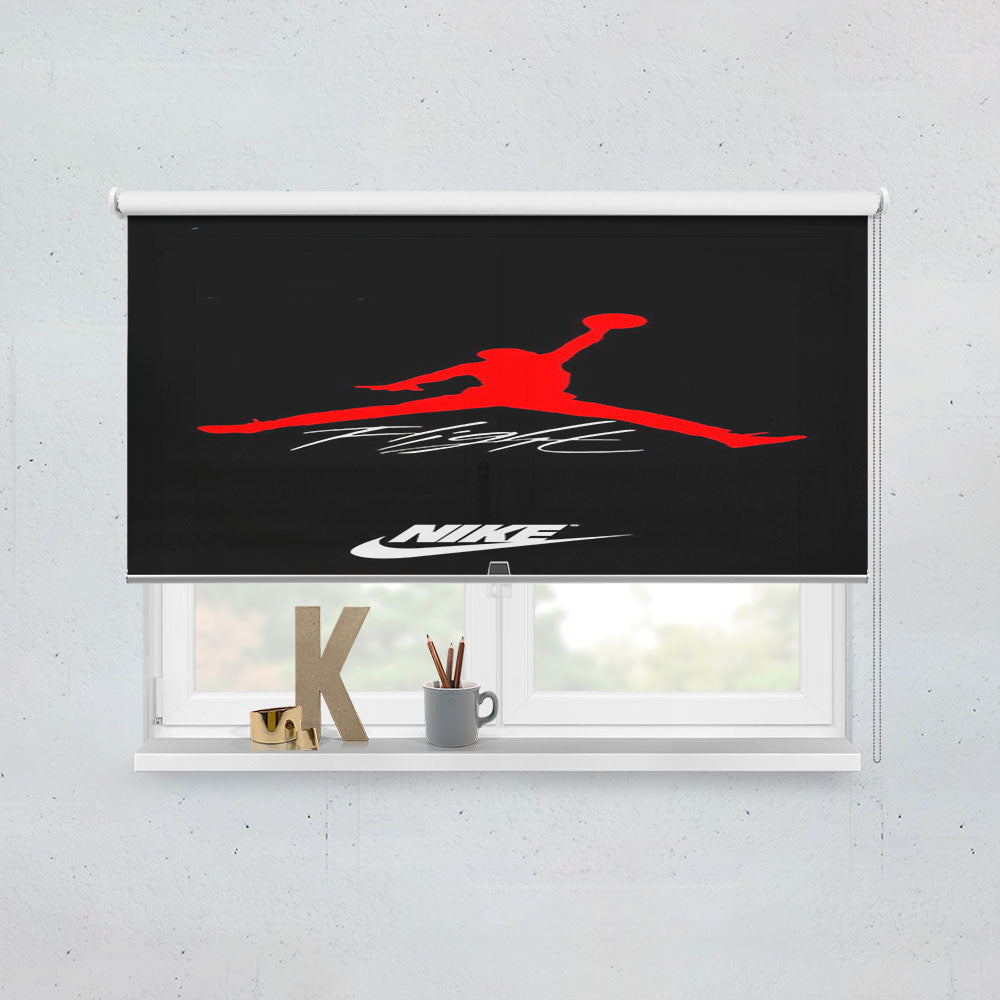 Nike Air Jordan Logo Window Roller Blinds Shades