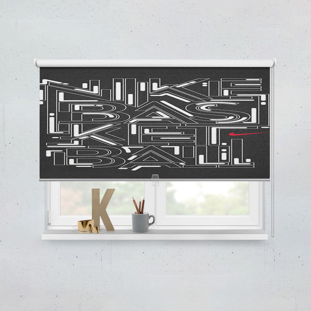 Nike Basket Ball Window Roller Blinds Shades