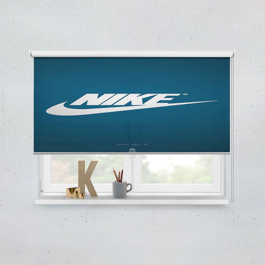 Nike Blue Window Roller Blinds Shades