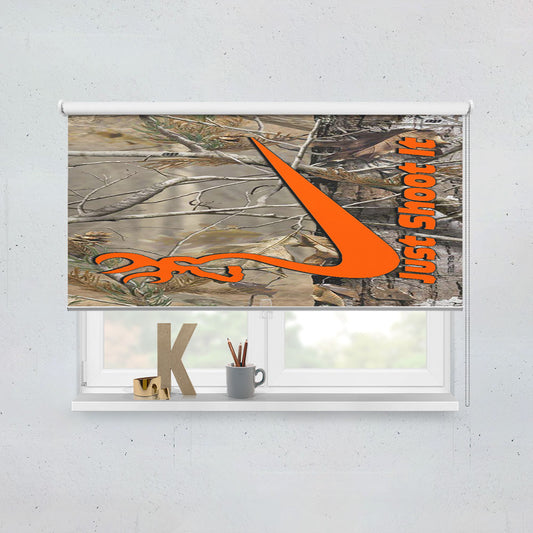 Nike Browning Just Shoot It Window Roller Blinds Shades