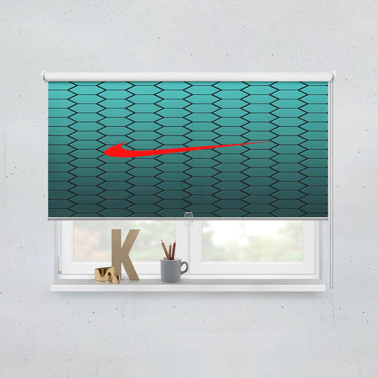 Nike Carbon Blue Window Roller Blinds Shades