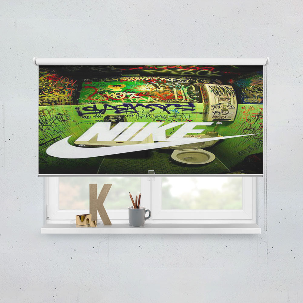 Nike Closed Art Mural Window Roller Blinds Shades