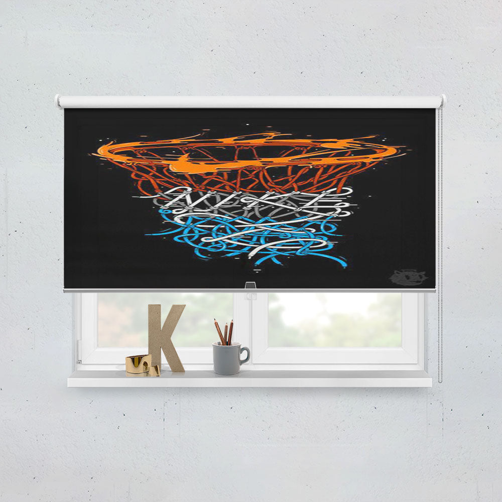 Nike Doodle Art Wight Window Roller Blinds Shades