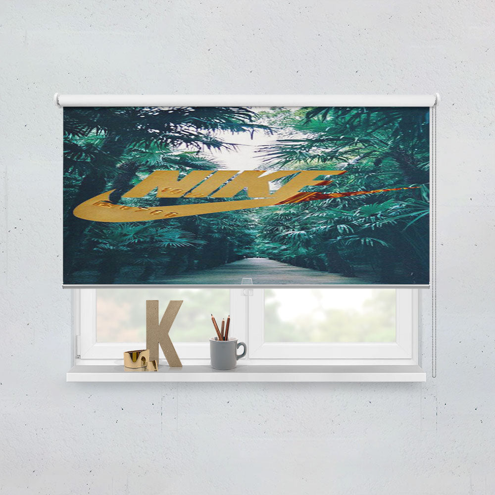 Nike Palm Gold Window Roller Blinds Shades