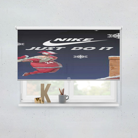 Nike Santa Dunk Window Roller Blinds Shades
