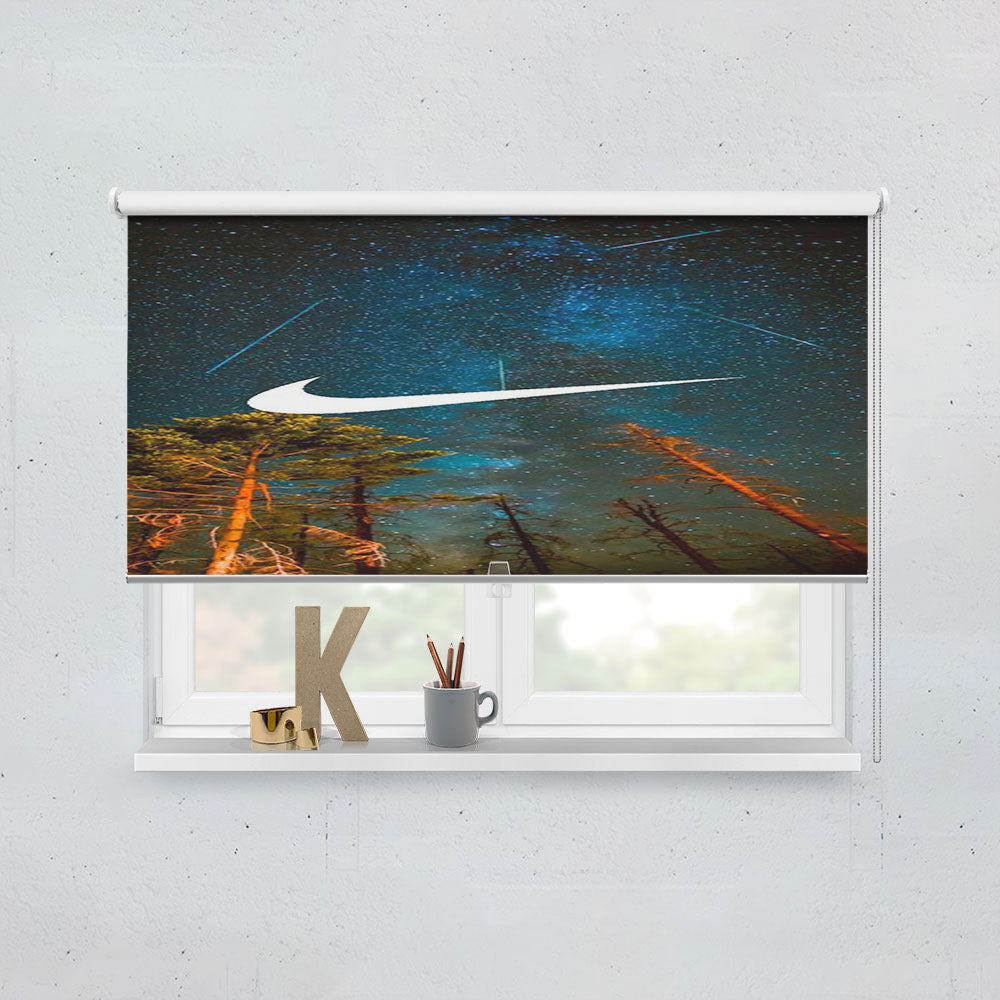 Nike Sky Galaxy Window Roller Blinds Shades
