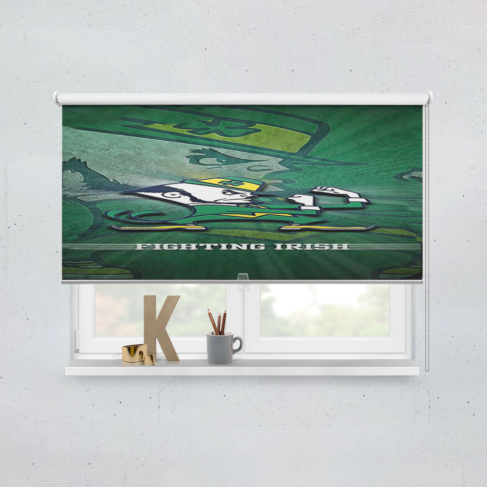 Notre Dame Fighting Irish Nfl Window Roller Blinds Shades