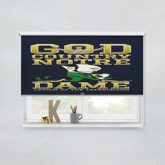 Notre Dame God Country Window Roller Blinds Shades