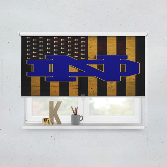 Notre Dame Logo Window Roller Blinds Shades