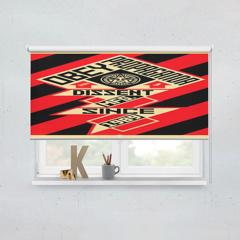 Obey Propaganda Window Roller Blinds Shades