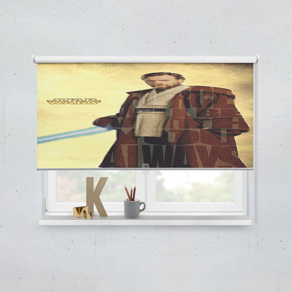 Obi Wan Star Wars Window Roller Blinds Shades