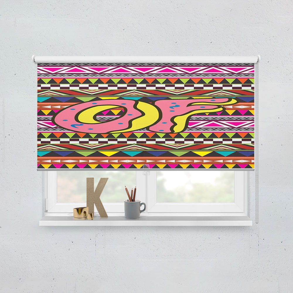 Odd Future Aztec Pattern Window Roller Blinds Shades