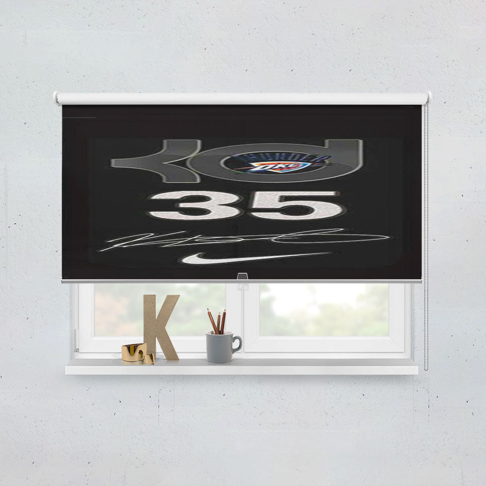 Okc Thunder Kevin Durant Signature Window Roller Blinds Shades