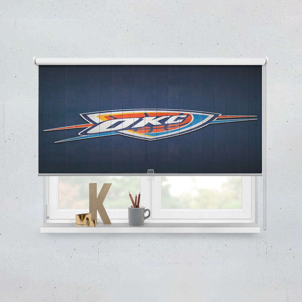 Oklahoma City Thunder Window Roller Blinds Shades