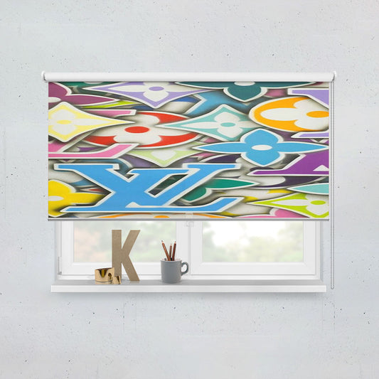 Pattern Takasi Murakami Lv Style Window Roller Blinds Shades