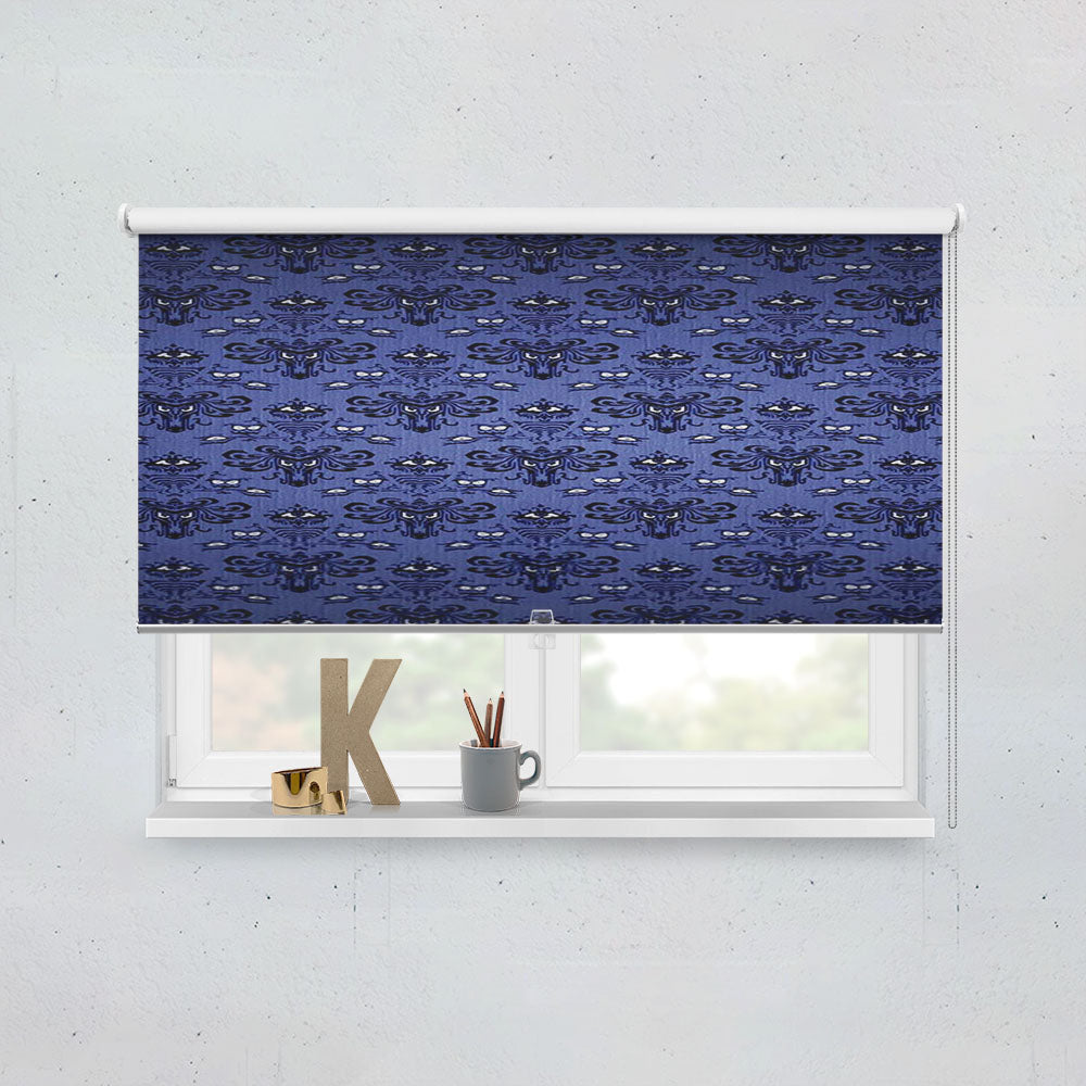 Pattern Wall Haunted Mansion Window Roller Blinds Shades