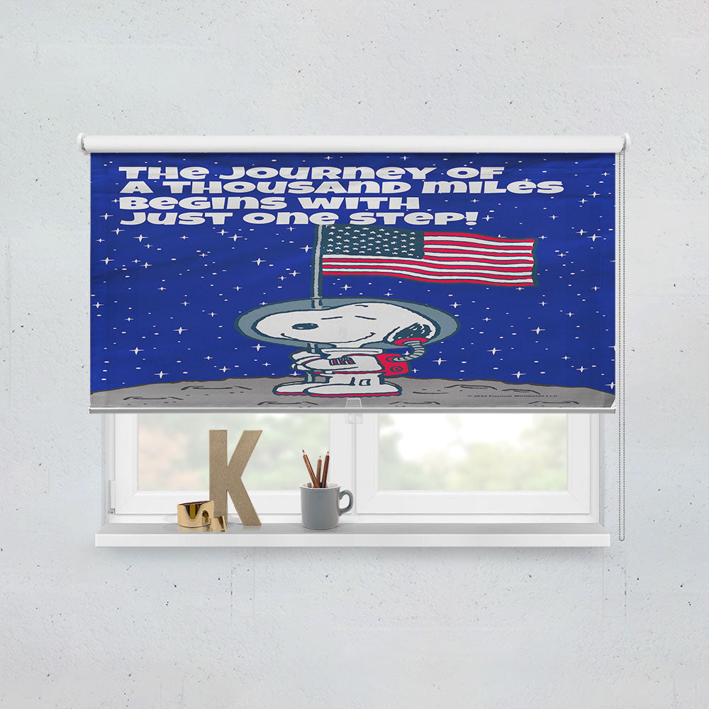 Peanuts Astronaut Snoopy One Step Window Roller Blinds Shades
