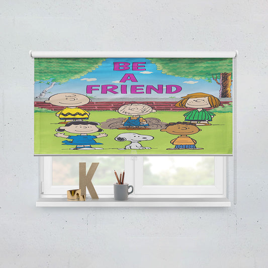 Peanuts Be A Friend Window Roller Blinds Shades