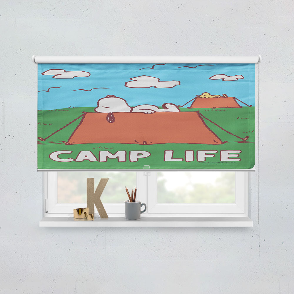 Peanuts Camp Life Snoopy Window Roller Blinds Shades