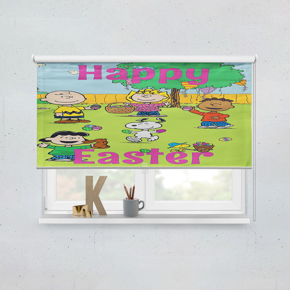 Peanuts Charlie Brown And Snoopy Easter Window Roller Blinds Shades