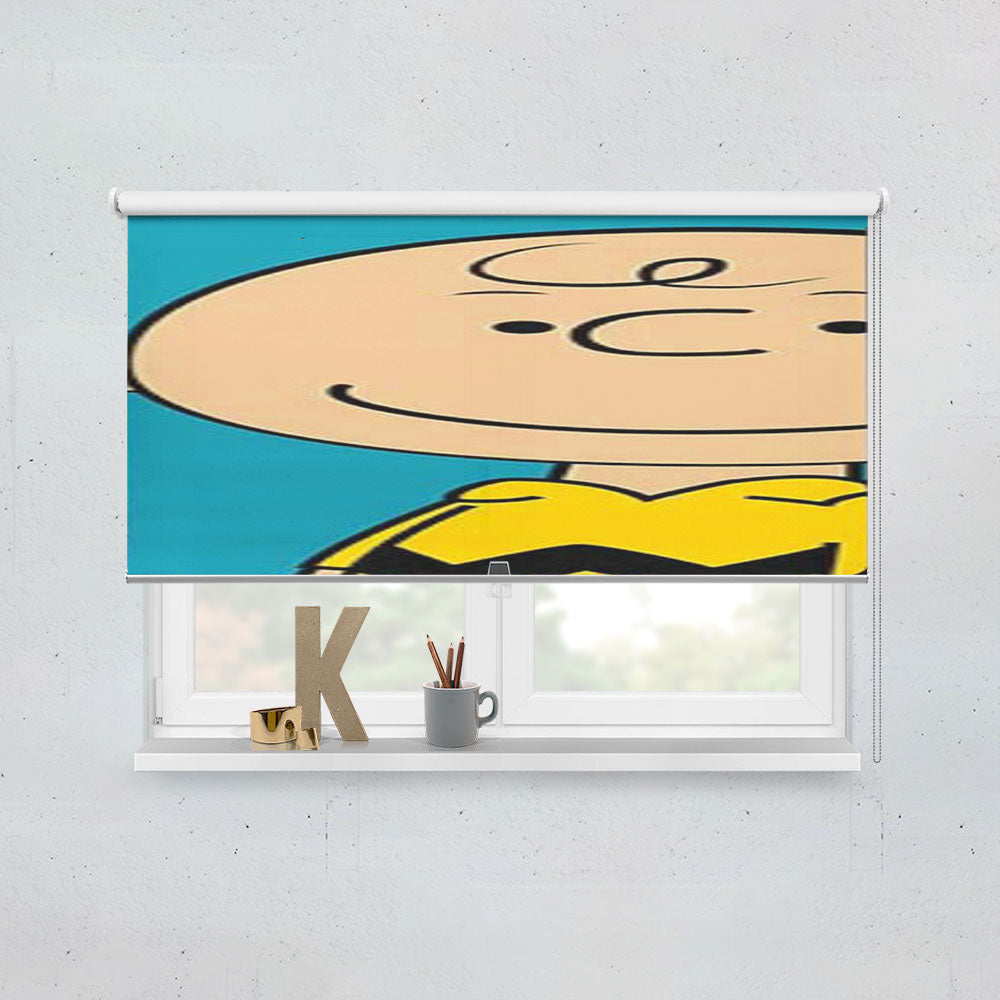 Peanuts Charlie Brown Blue Window Roller Blinds Shades