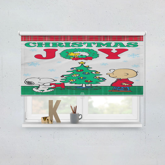 Peanuts Christmas Joy Window Roller Blinds Shades