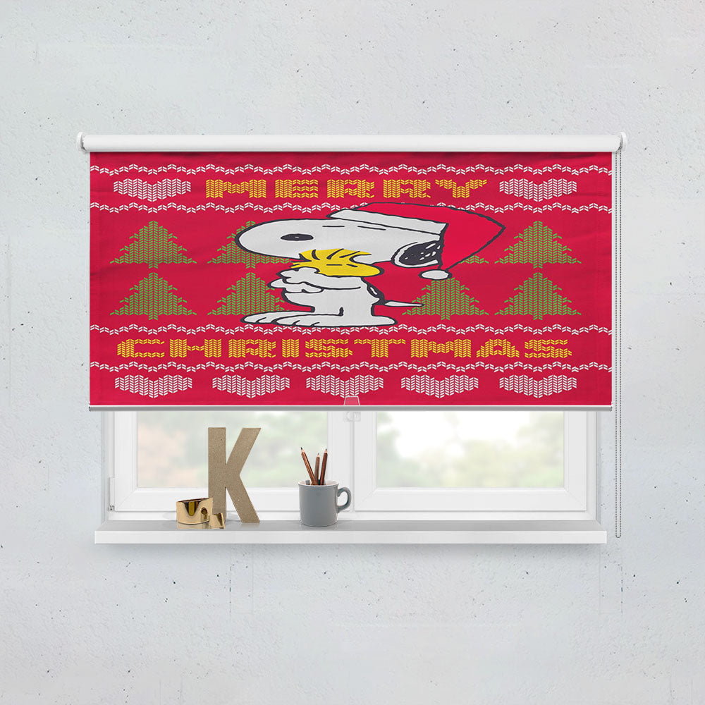 Peanuts Christmas Snoopy Window Roller Blinds Shades