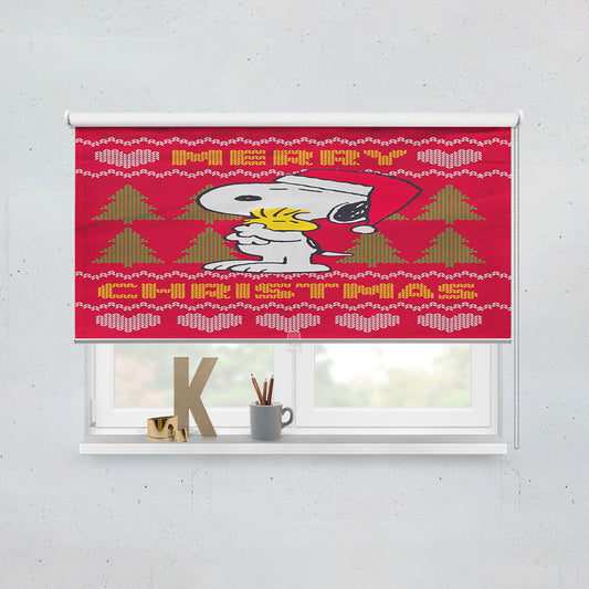 Peanuts Christmas Snoopy Window Roller Blinds Shades