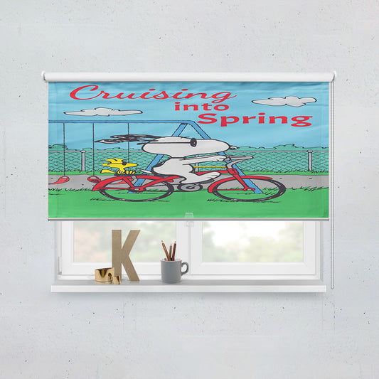 Peanuts Cruising Into Spring Window Roller Blinds Shades