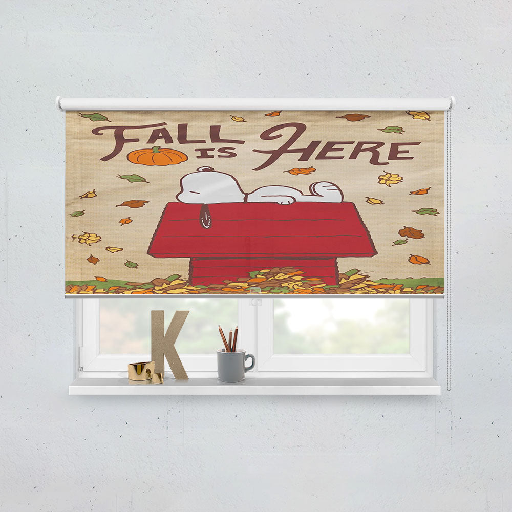 Peanuts Fall Window Roller Blinds Shades