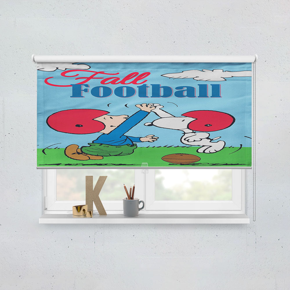 Peanuts Football Sport Window Roller Blinds Shades