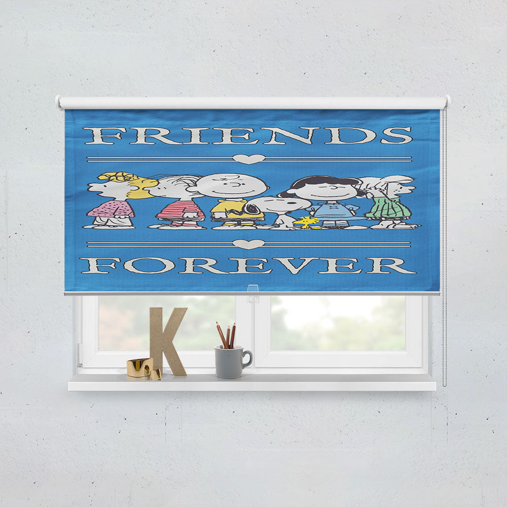 Peanuts Gang Friends Forever Window Roller Blinds Shades