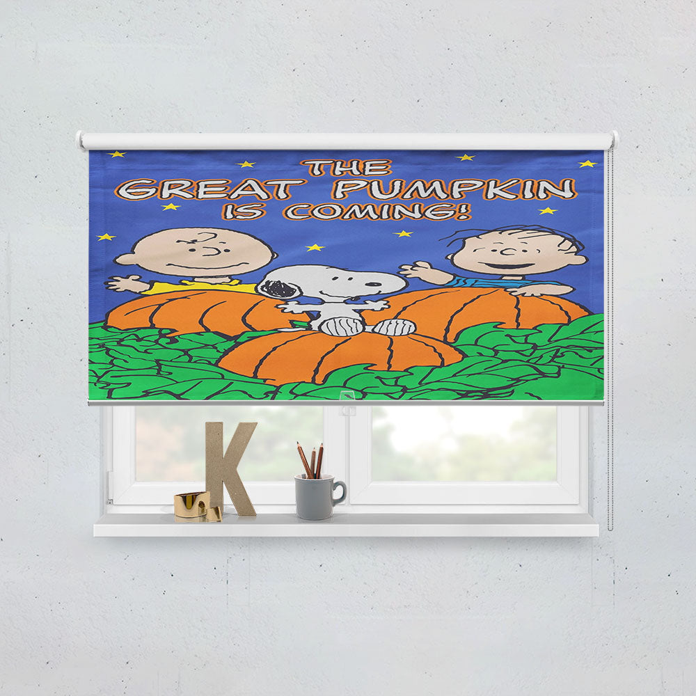 Peanuts Great Pumpkin Charlie Brown Window Roller Blinds Shades