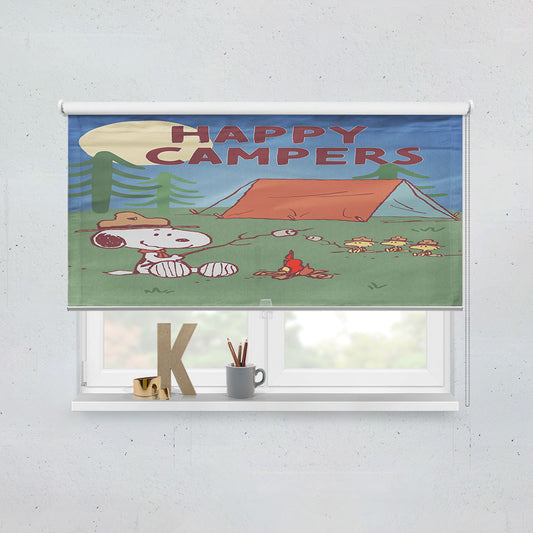 Peanuts Happy Camper S'Mores Window Roller Blinds Shades