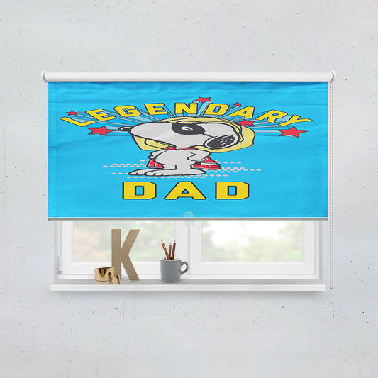 Peanuts Legendary Dad Window Roller Blinds Shades