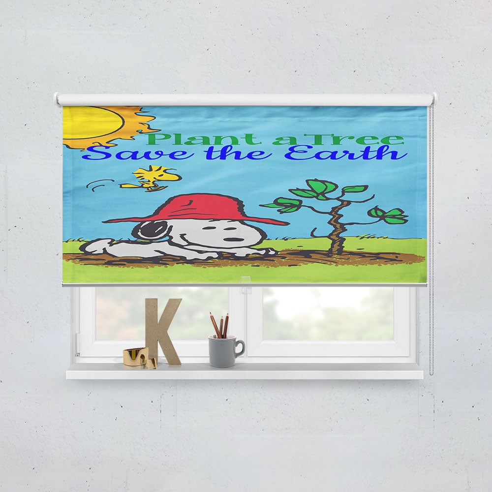 Peanuts Plant A Tree Window Roller Blinds Shades