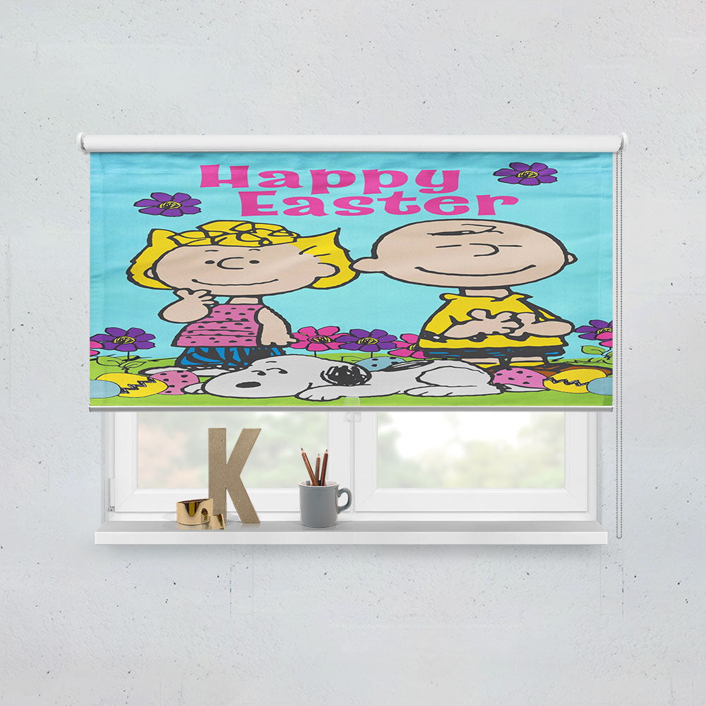 Peanuts Snoopy And Charlie Brown Easter Window Roller Blinds Shades