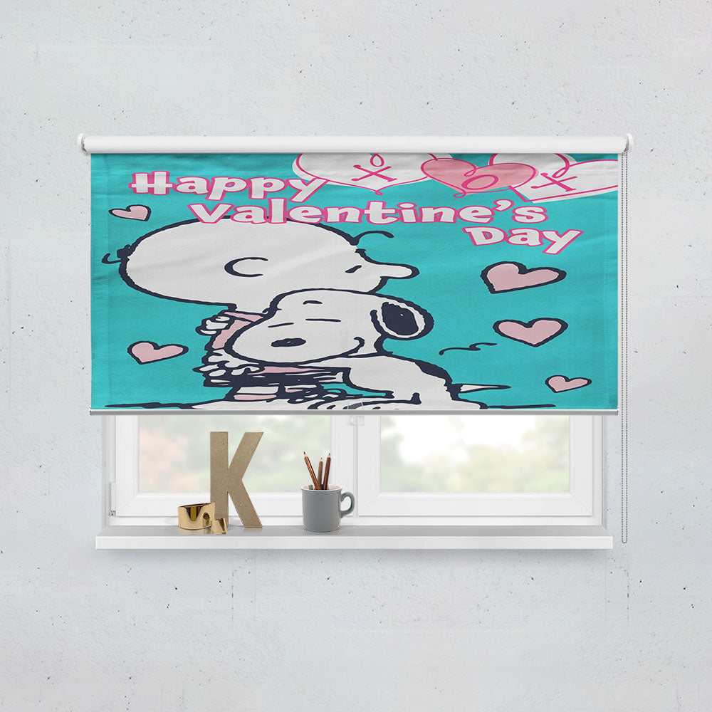 Peanuts Snoopy Charlie Brown Valentines Window Roller Blinds Shades