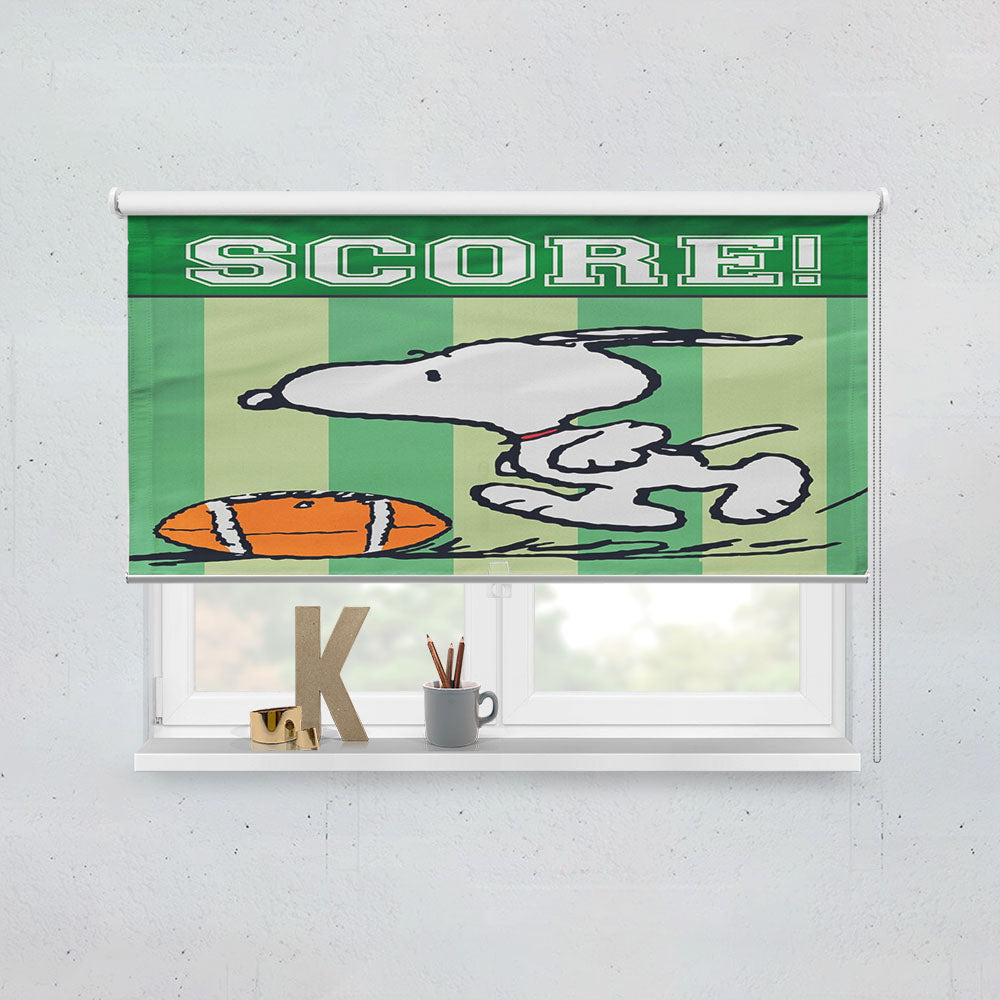 Peanuts Snoopy Football Window Roller Blinds Shades