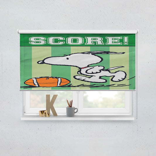Peanuts Snoopy Football Window Roller Blinds Shades