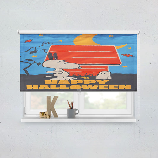 Peanuts Snoopy Ghost Happy Halloween Window Roller Blinds Shades