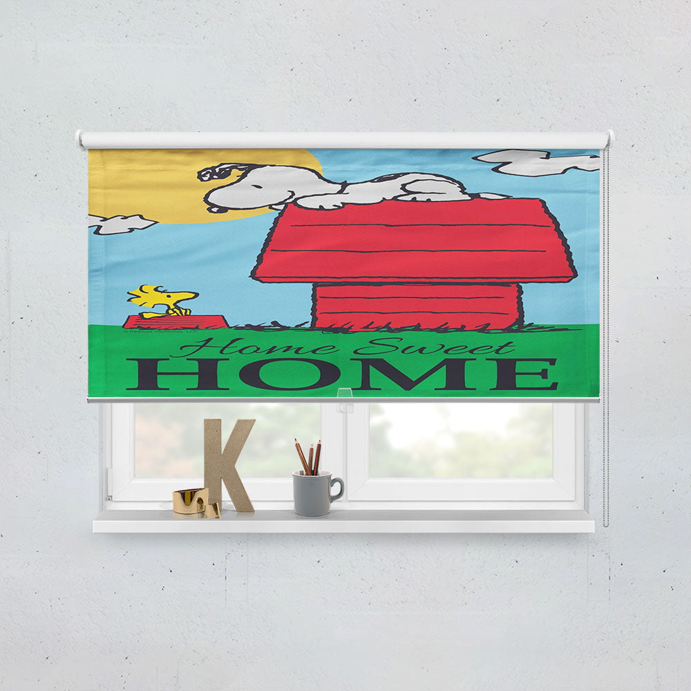 Peanuts Snoopy Home Sweet Home Window Roller Blinds Shades