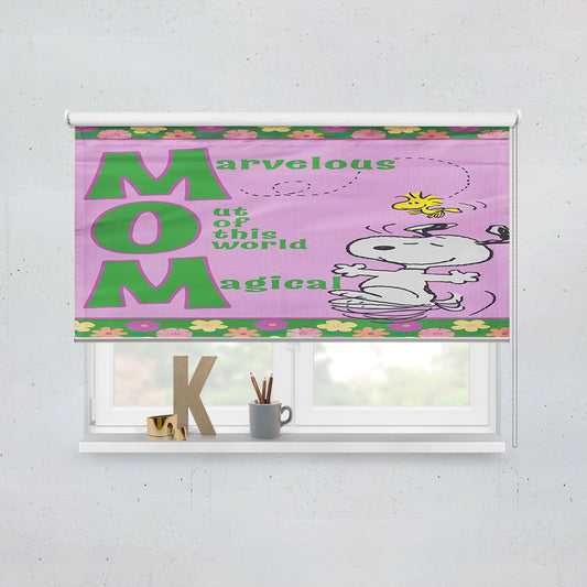 Peanuts Snoopy Mom Window Roller Blinds Shades