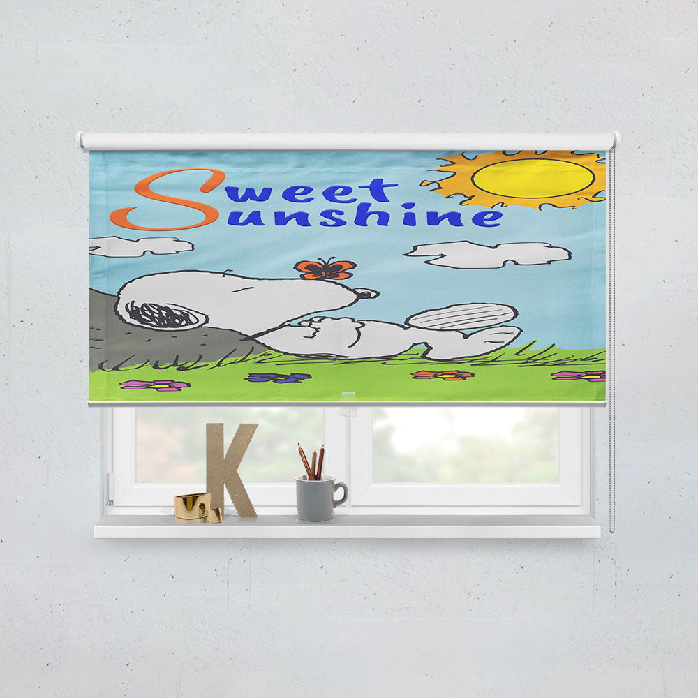 Peanuts Sweet Sunshine Snoopy Window Roller Blinds Shades