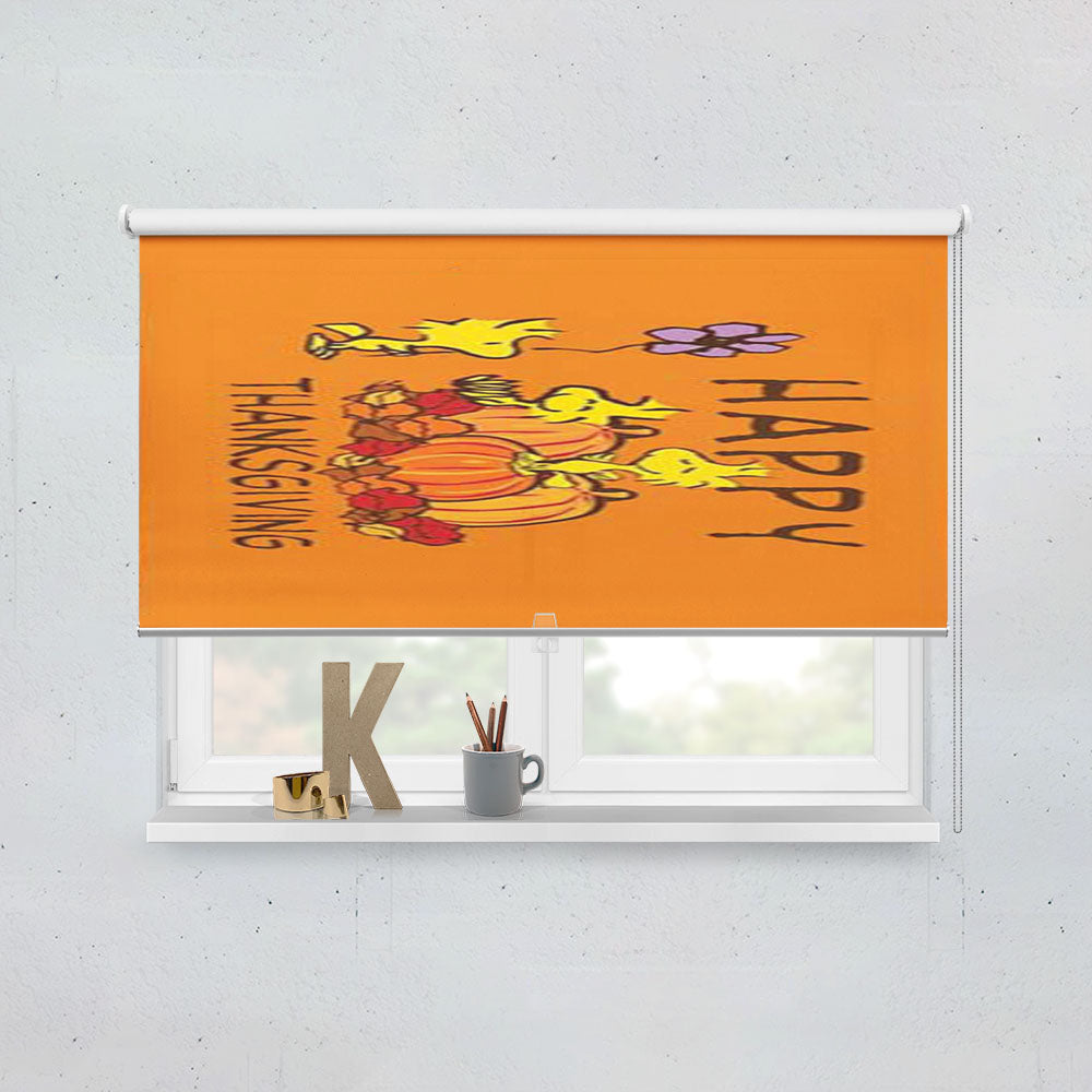 Peanuts Thanksgiving Woodstock Window Roller Blinds Shades