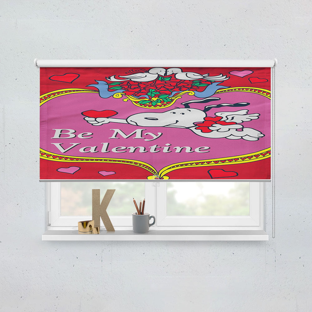 Peanuts Valentines Day Snoopy Window Roller Blinds Shades