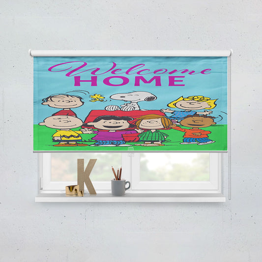 Peanuts Welcome Home Window Roller Blinds Shades