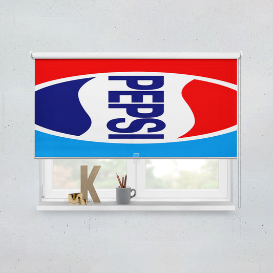 Pepsi Logo 1982 Window Roller Blinds Shades