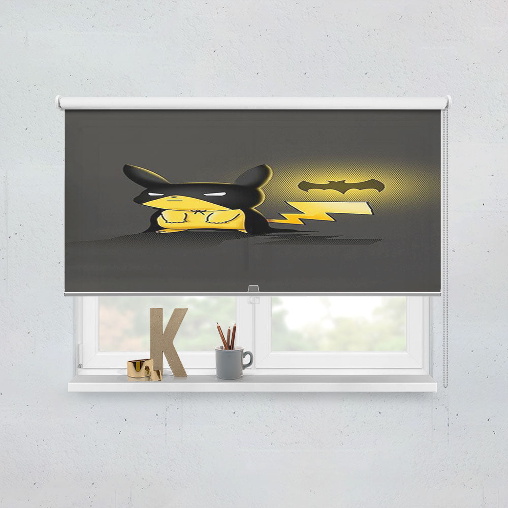 Pikachu Batman Wallpaper Window Roller Blinds Shades