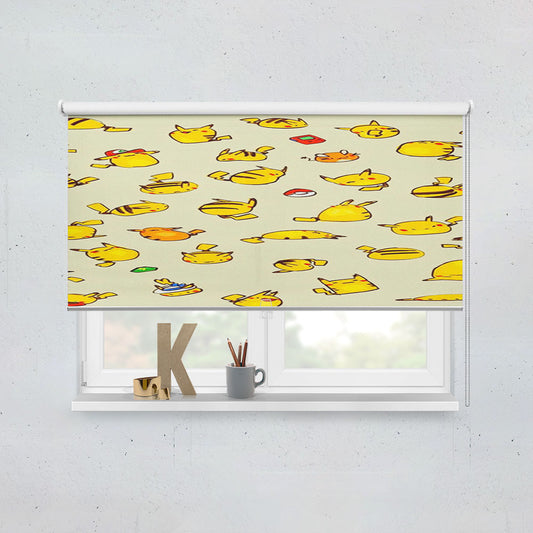 Pikachu Cute Window Roller Blinds Shades